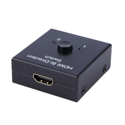 

2-Port HDMI Bi-directional 2x1 Switch Switcher or 1x2 Splitter Selector 3D 1.4V Black