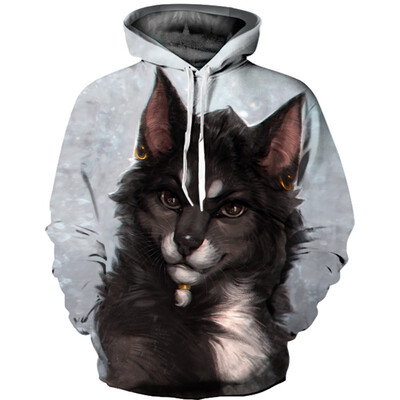 

Mens Hoodie 3D Printed Women Pullover Sweater