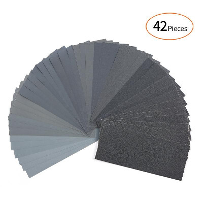 

LANHU 120 to 3000 Assorted Grit DryWet Sandpaper for Wood Furniture Finishing Metal Sanding&Automotive Polishing 936 Inch 4