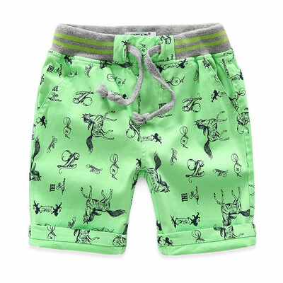 

Summer Kids Boys Shorts Character Print Beach Boys Short Pants Pure Cotton All-Match Sports Baby Pants Children Costume