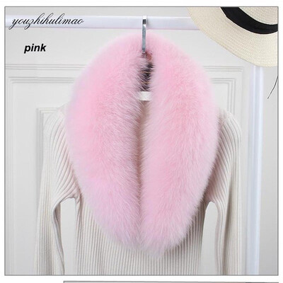 

MsMinShu Genuine Fox Fur Collar Scarf For Women Winter Fox Fur Scarf 100 Natural Fox Skin Collar Neck Warmer Custom Made