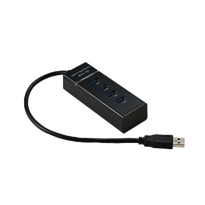 

4 Ports Super Speed Mini Portable USB 30 Hub 5Gbps Transfer Speed