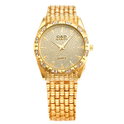 

Fashion Women Quartz Stainless Steel Wristwatch with Diamon Rhinestone Ladies Wristwatches Orologio Noble Luxurious Dress GD201505