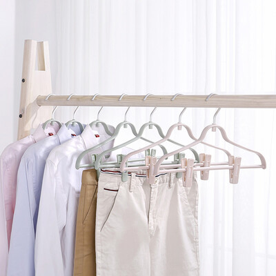 

Ting good pants clip hanger with clip aluminum hook multifunctional drying rack TH4060