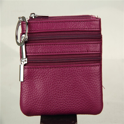 

Coin purse Korean coin coin purse top layer leather exquisite wallet