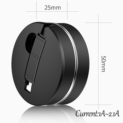 

Cafele 1m Micro USB Type C 2 in 1 Phone Cable Fast Charging Data Cable Android Charger Cables Apple data transfer Type C data line