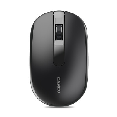 

Dareu dareu LM105G 24GHz wireless ultra-thin silent office mouse black desktop laptop office games universal