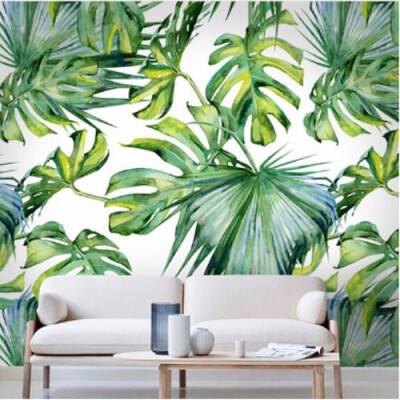 

Relief Light green leaf Wallpaper for Living Room Bedroom Mural Wall papers 3D Desktop Background Wallpaper home decor