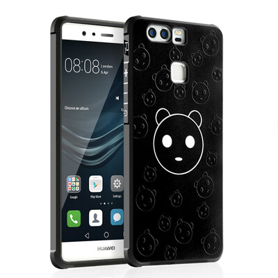 

Goowiiz Fashion Phone Case For Huawei P9P9 PlusG9 Lite Luxury 3D Cute Cartoon Slim Full Soft Silicone Prevent falling