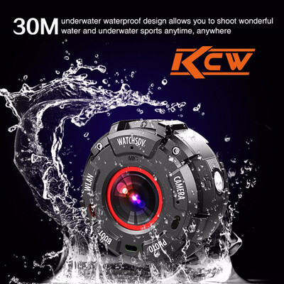 

KCW Waterproof Smart Watch Camera Action Sports Camera Sports Full HD Mini DV 1080P WIFI Sports Video Camera