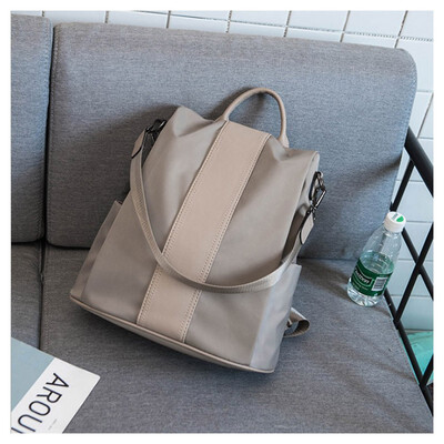 

SMOOZA Retro Women Leather Backpack College Preppy School Bag for Student Laptop Girls Ladies Daily Back Pack Shop Trip