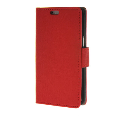 

MOONCASE Simple Leather Flip Wallet Card Slot Stand Back чехол для Samsung Galaxy J1 Red