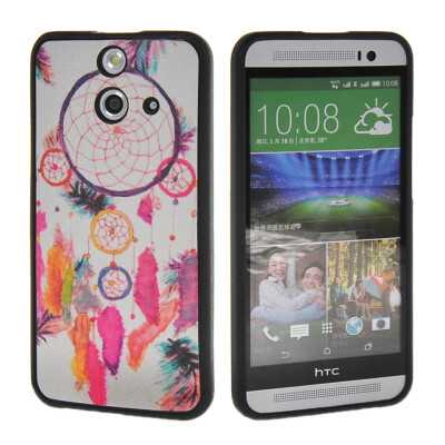 

MOONCASE Cute Pattern Soft Flexible Silicone Gel TPU Skin Shell Back ЧЕХОЛ ДЛЯ HTC One E8