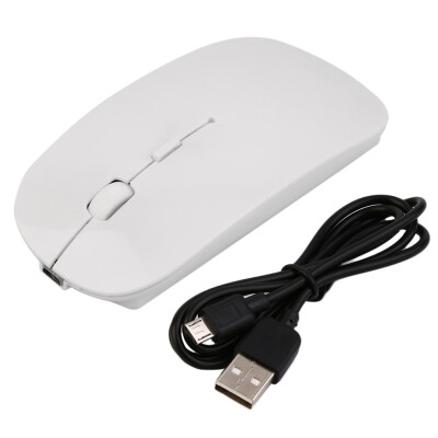 

Ultrathin 1600 DPI Bluetooth Wireless Rechargeable Touch Optical Mouse White