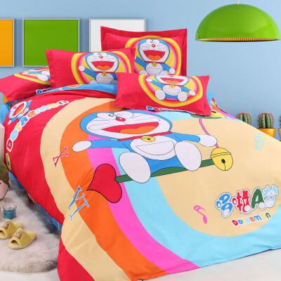 

Cute Cartoon 4PCS Bedding Set for Adult Children Bed Linen with Duvet Cover/Bed Sheet/Pillowcases Twin/Full/Queen Size