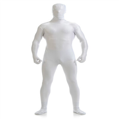 

Gesikai Unisex Zentai Suits Mens Beige Full Bodysuit Spandex Lycra Zentai Bodysuit Cosplay Costumes Tights Party Supply