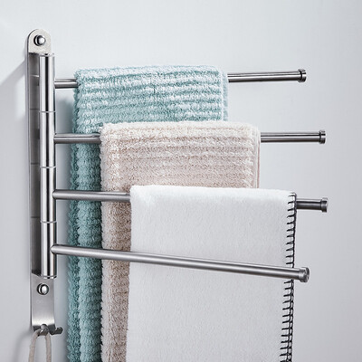 

Cobbe Rotating Towel Rack Stainless Steel Bathroom Pendant Bathroom Bathroom Rack Bathroom Hardware