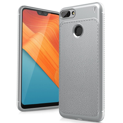 

MOONCASE Samsung Galaxy A8 2018 Gentleman Series TPU-Gray