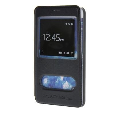 

MOONCASE Samsung Galaxy Note 4 Edge чехол для View Leather Flip Pouch Bracket Back Cover Sapphire