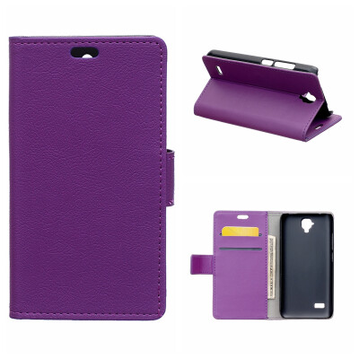 

MOONCASE PU Leather Flip Wallet Card Slot Bracket Back Case Cover for Huawei Y5 Y560