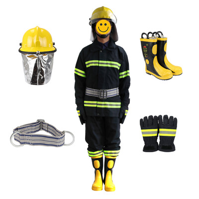 

Dongan 02 fire service suit flame retardant clothing firefighter battle suit XL boots 42 yards fire rescue service mini fire station fire equipment