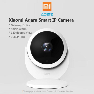 

Original Xiaomi Mijia Aqara Smart IP Camera Smart Linkage Alarm 180 Degree 1080P HD Home Security Camera