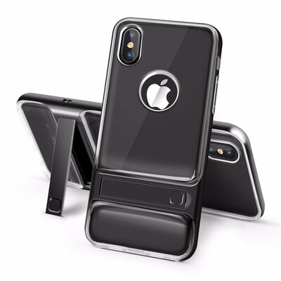 

Goowiiz Phone Case For Iphone 78X7 Plus8 Plus Fashion Slim Shockproof Silicone TPU PC Hard Bracket