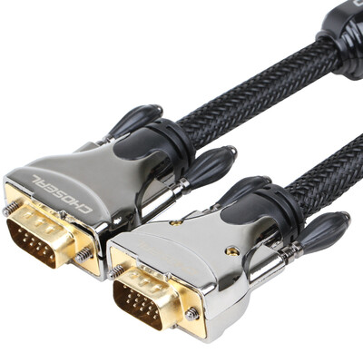 

Akihabara CHOSEAL QS5107T15 VGA 3 9 Engineering HD VGA Cable Computer TV Cable Projector Video Data Signal Cable 15 meters