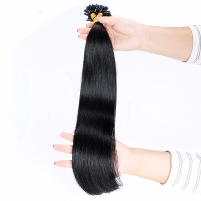 

Bhf Hair Fusion Hair Extensions Human Remy Hair Brown Platinum Blonde Straight Custom Capsule Keratin U-Tip Human Hair Extensions