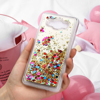 

Akabeila Cover for Samsung Galaxy J2 Prime Case Soft Mirror Dynamic Glitter Phone Protector Cover Shell Grand Prime Plus