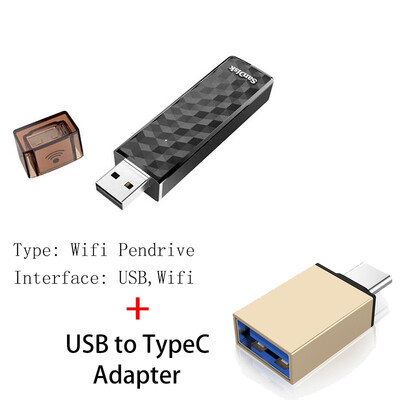 

Original SanDisk Connect Wireless Stick USB Flash Drive SDWS4 Wi-Fi USB 20 16GB 32GB 64GB 128GB 200GB 256GB U Disk for Wifi