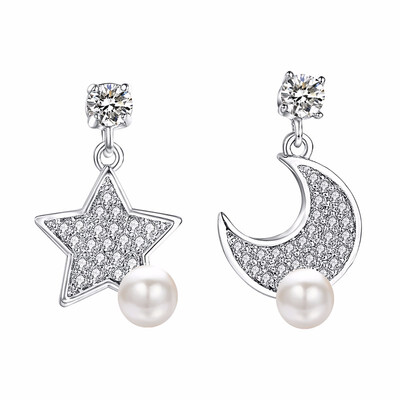 

Yoursfs Earrings Temperament Moon Star Stud Earrings For Women Good Jewelry Brincos