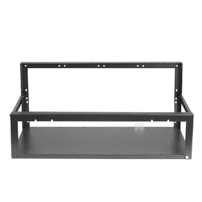

Steel Coin Open Air Miner Mining Frame Rig Case Up To 8 GPU BTC LTC ETH Ethereum
