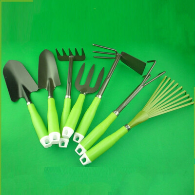 

Shovel Greenhouse Furniture Seven Piece Suit Thickening Garden Scraping Pot Tool Suit Spade Rake Hoe Gardens Shovel