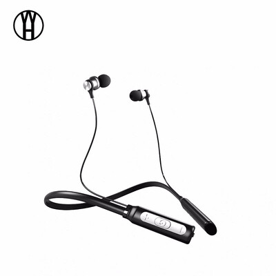 

HT1 bluetooth V41 MP3 ACC SBC Headset Sweatproof Wireless Sports Stereo Neckband earphone With Magnetic Earbuds&ear bugs