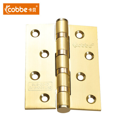 

Kabe Cobbe stainless steel hinge indoor door thickening flat hinge gold brushed color 1 Pack