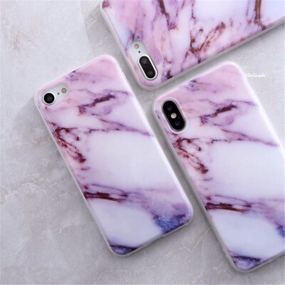 

iphone 6 6s 8 678 plus X 5s 5 SE Case Granite Scrub Marble Stone Painted Silicone Phone Case