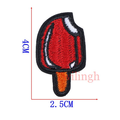 

twilingh 1pc Musical Instrument Rock&Roll Iron On Embroidered Clothes Patches For Clothing