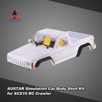

Romacci AUSTAR 313mm Wheelbase Hard Plastic Pickup Truck Car Body Shell Kit for Axial SCX10 RC4WD D90 110 RC Crawler