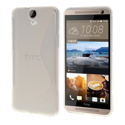 

MOONCASE  - Line Soft Silicone Gel TPU Protective Case Flexible Shell Protective Case Cover for HTC One E9+ E9 Plus Clear