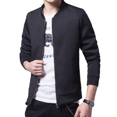 

3Colors High Quality Casual Jacket 2015 Spring Baseball Uniform Jacket Male Blue Coat Tide Slim Cotton Jacket Space