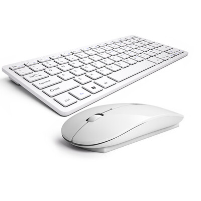 

BOW HW186 metal charging wireless keyboard mouse set game mouse&keyboard set gold