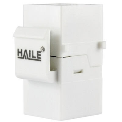 

Haile HT-301E-W network through module unshielded RJ45 crystal head cable connector connector connector white
