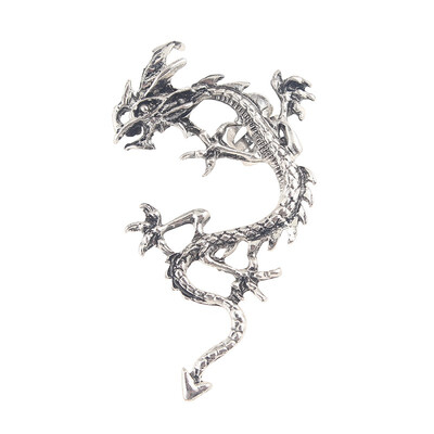 

MyMei Antique Fashion Gothic Punk Temptation Metal Dragon Bite Ear Cuff Clip Earring