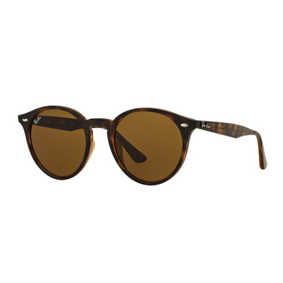 

Ray-Ban Ray-Ban очки мужские и женские модели круглой серии Черная рамка Зеленые очки линзы очки RB2180F 601/71 49mm