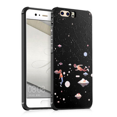 

Goowiiz Fashion Phone Case For Huawei P10P10 PlusP10 Lite Luxury 3D Cute Cartoon Slim Full Soft Silicone
