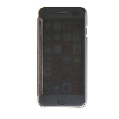 

MOONCASE Hard Rubber Side Flip Pouch Shell Back ЧЕХОЛ ДЛЯ Apple iPhone 6 ( 4.7 inch ) Silver