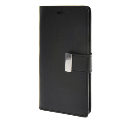 

MOONCASE чехол для HTC One M8 Flip Leather Wallet Card Slot Bracket Back Cover Black