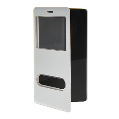 

MOONCASE View Window Leather Side Flip Pouch Stand Shell Back ЧЕХОЛ ДЛЯ XiaoMi Red Rice Note (5.5 inch) White