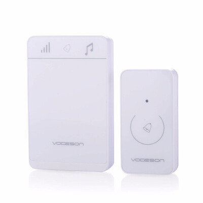 

VODESON Wireless Doorbell Battery Chime Electronic Remote Control Waterproof Touch Button Portable Door Bell System 1 Touch Sensor